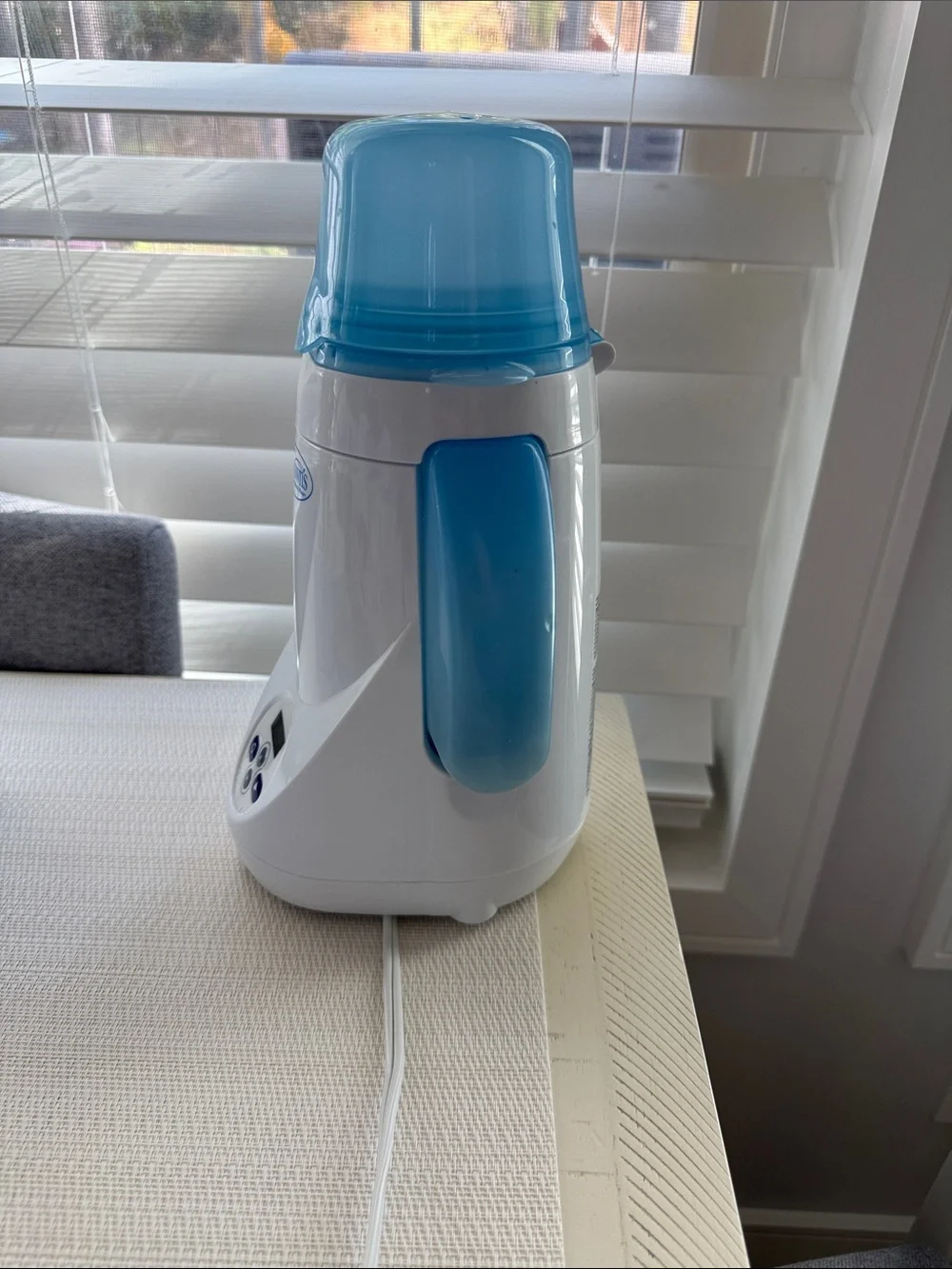 Dr. Brown's Blue Baby Bottle Warmer - Electric Bottle Heater